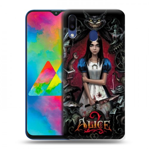 Дизайнерский пластиковый чехол для Samsung Galaxy M20 Alice Madness Returns