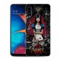 Дизайнерский пластиковый чехол для Samsung Galaxy A20s Alice Madness Returns