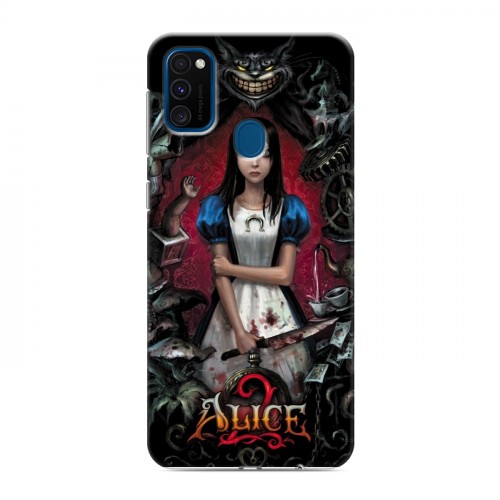 Дизайнерский силиконовый чехол для Samsung Galaxy M30s Alice Madness Returns