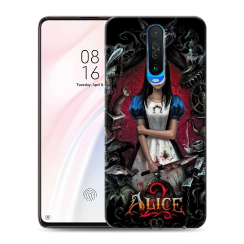 Дизайнерский пластиковый чехол для Xiaomi RedMi K30 Alice Madness Returns