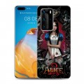 Дизайнерский пластиковый чехол для Huawei P40 Pro Alice Madness Returns