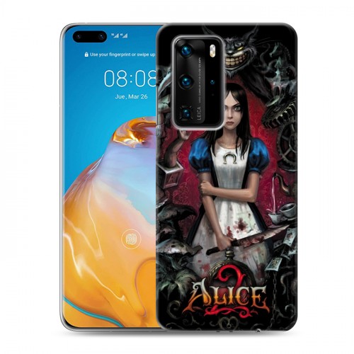 Дизайнерский пластиковый чехол для Huawei P40 Pro Alice Madness Returns