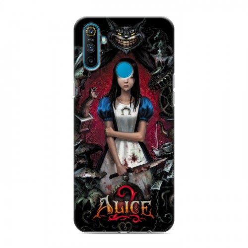 Дизайнерский силиконовый чехол для Realme C3 Alice Madness Returns