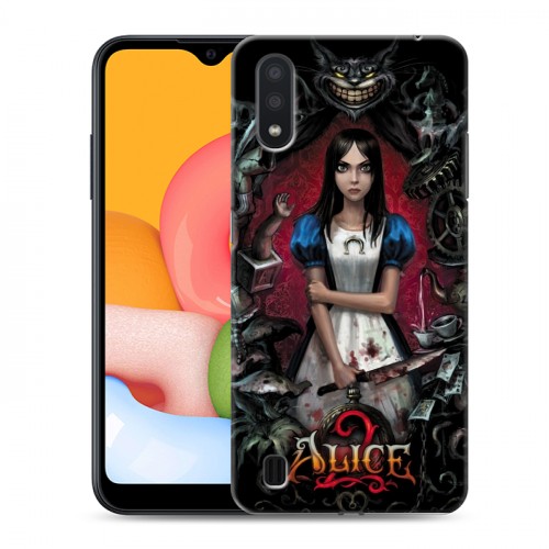 Дизайнерский силиконовый чехол для Samsung Galaxy M01 Alice Madness Returns