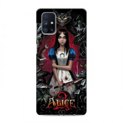 Дизайнерский пластиковый чехол для Samsung Galaxy M51 Alice Madness Returns