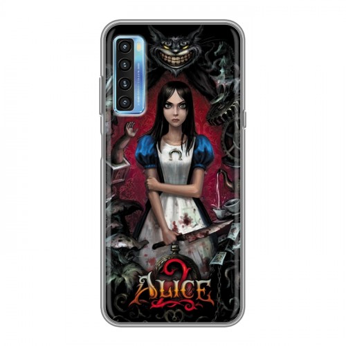 Дизайнерский силиконовый чехол для TCL 20L Alice Madness Returns