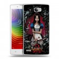 Дизайнерский пластиковый чехол для Lenovo S920 Alice Madness Returns