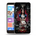 Дизайнерский пластиковый чехол для Nokia Lumia 1320 Alice Madness Returns