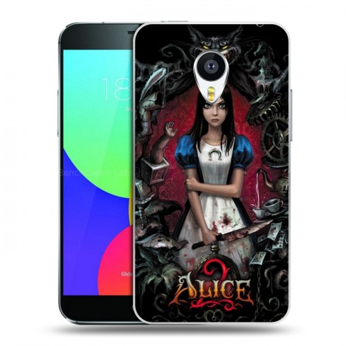 Дизайнерский пластиковый чехол для Meizu MX4 Alice Madness Returns