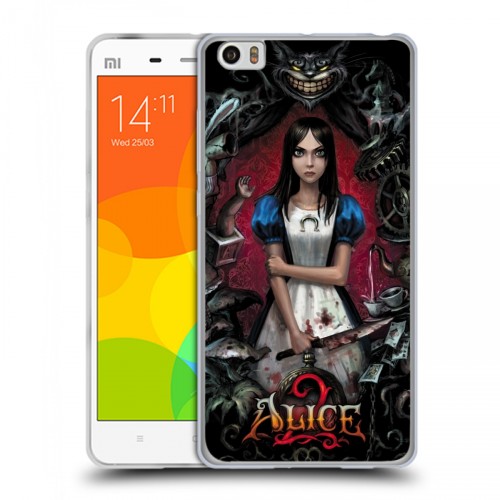 Дизайнерский пластиковый чехол для Xiaomi Mi Note Alice Madness Returns