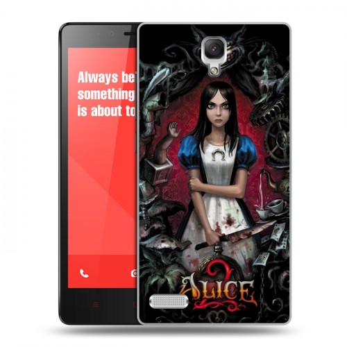 Дизайнерский пластиковый чехол для Xiaomi RedMi Note Alice Madness Returns