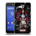 Дизайнерский пластиковый чехол для Sony Xperia E4g Alice Madness Returns