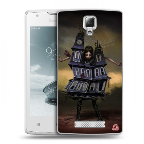 Дизайнерский пластиковый чехол для Lenovo A1000 Alice Madness Returns