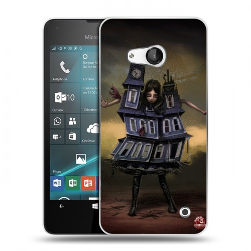 Дизайнерский пластиковый чехол для Microsoft Lumia 550 Alice Madness Returns