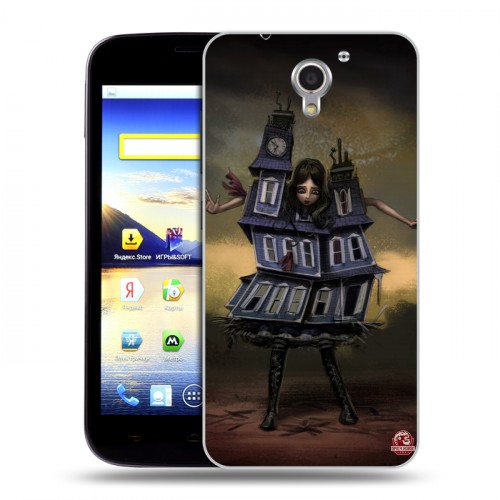 Дизайнерский пластиковый чехол для ZTE Blade A510 Alice Madness Returns