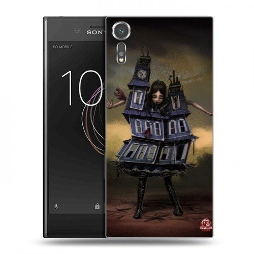 Дизайнерский пластиковый чехол для Sony Xperia XZs Alice Madness Returns