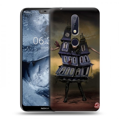 Дизайнерский пластиковый чехол для Nokia 6.1 Plus Alice Madness Returns