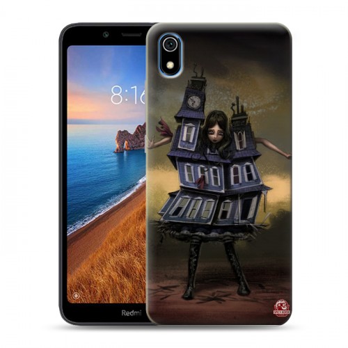 Дизайнерский силиконовый чехол для Xiaomi RedMi 7A Alice Madness Returns