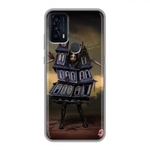 Дизайнерский силиконовый чехол для TCL 20B Alice Madness Returns