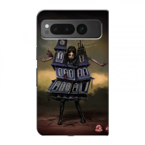 Дизайнерский пластиковый чехол для Google Pixel Fold Alice Madness Returns