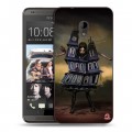 Дизайнерский пластиковый чехол для HTC Desire 700 Alice Madness Returns