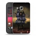 Дизайнерский пластиковый чехол для HTC Desire 200 Alice Madness Returns