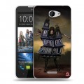 Дизайнерский пластиковый чехол для HTC Desire 516 Alice Madness Returns