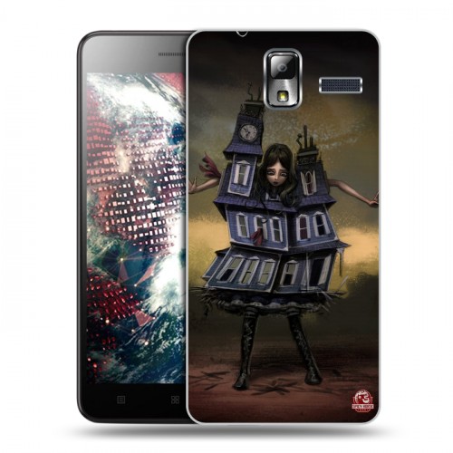 Дизайнерский силиконовый чехол для Lenovo S580 Ideaphone Alice Madness Returns