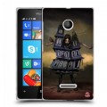 Дизайнерский пластиковый чехол для Microsoft Lumia 435 Alice Madness Returns