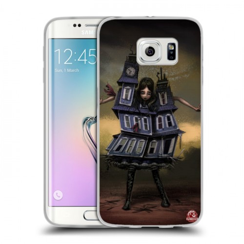 Дизайнерский силиконовый чехол для Samsung Galaxy S6 Edge Alice Madness Returns
