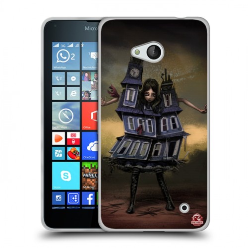 Дизайнерский пластиковый чехол для Microsoft Lumia 640 Alice Madness Returns