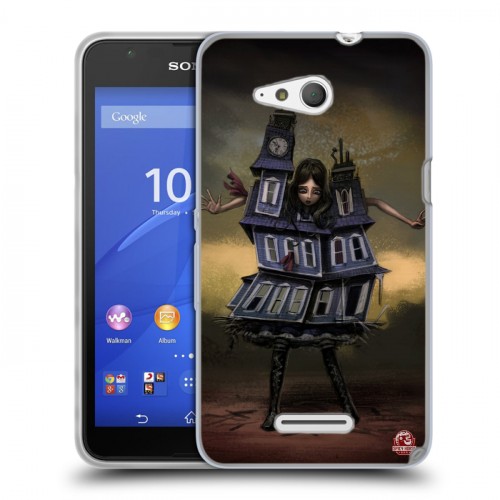 Дизайнерский пластиковый чехол для Sony Xperia E4g Alice Madness Returns