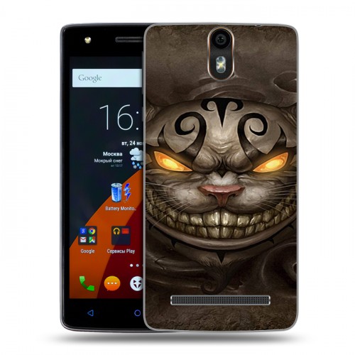 Дизайнерский силиконовый чехол для Wileyfox Storm Alice Madness Returns