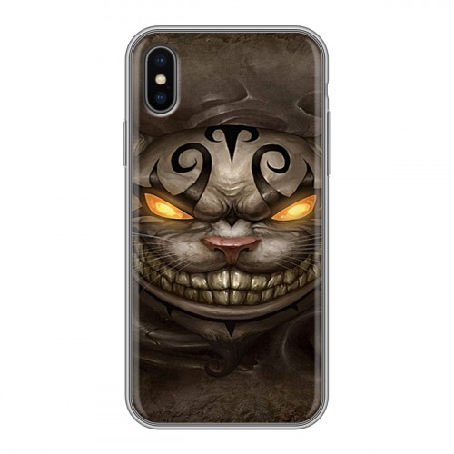 Дизайнерский силиконовый чехол для Iphone x10 Alice Madness Returns