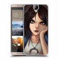 Дизайнерский пластиковый чехол для HTC One E9+ Alice Madness Returns