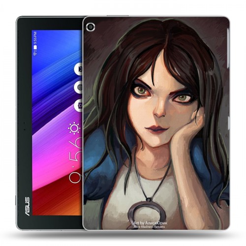 Дизайнерский силиконовый чехол для ASUS ZenPad 10 Alice Madness Returns