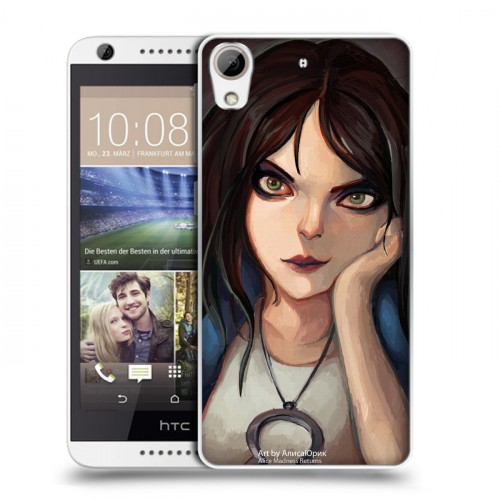 Дизайнерский силиконовый чехол для HTC Desire 626 Alice Madness Returns