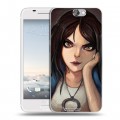 Дизайнерский пластиковый чехол для HTC One A9 Alice Madness Returns