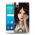 Дизайнерский пластиковый чехол для Huawei ShotX Alice Madness Returns