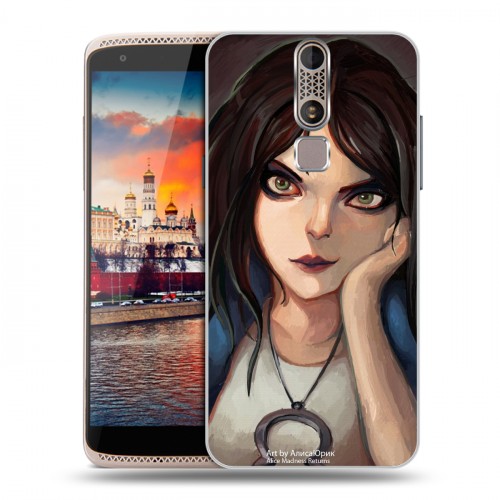 Дизайнерский пластиковый чехол для ZTE Axon Mini Alice Madness Returns