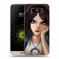 Дизайнерский пластиковый чехол для LG G5 Alice Madness Returns