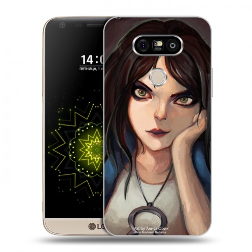 Дизайнерский пластиковый чехол для LG G5 Alice Madness Returns