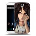 Дизайнерский пластиковый чехол для Doogee X6 Alice Madness Returns