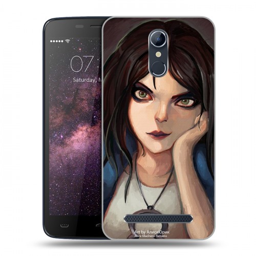 Дизайнерский силиконовый чехол для Homtom HT17 Alice Madness Returns