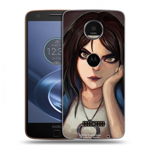 Дизайнерский пластиковый чехол для Lenovo Moto Z Alice Madness Returns