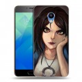 Дизайнерский пластиковый чехол для Meizu M5 Alice Madness Returns