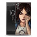 Дизайнерский пластиковый чехол для Sony Xperia XZs Alice Madness Returns