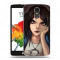 Дизайнерский пластиковый чехол для LG Stylus 3 Alice Madness Returns