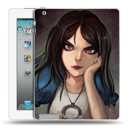 Дизайнерский пластиковый чехол для Ipad 2/3/4 Alice Madness Returns