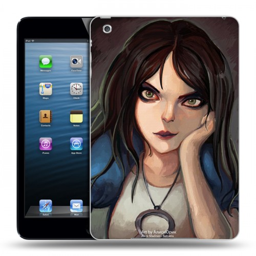 Дизайнерский силиконовый чехол для Ipad Mini Alice Madness Returns